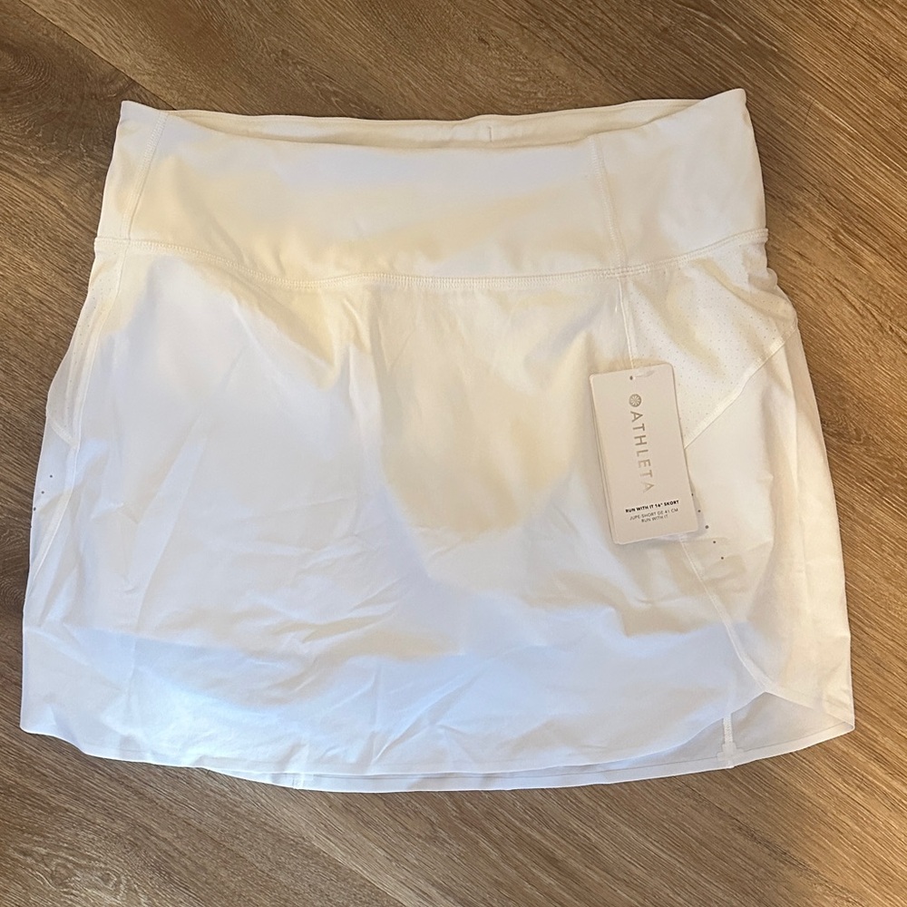 Athleta Bright White Athletic Skort